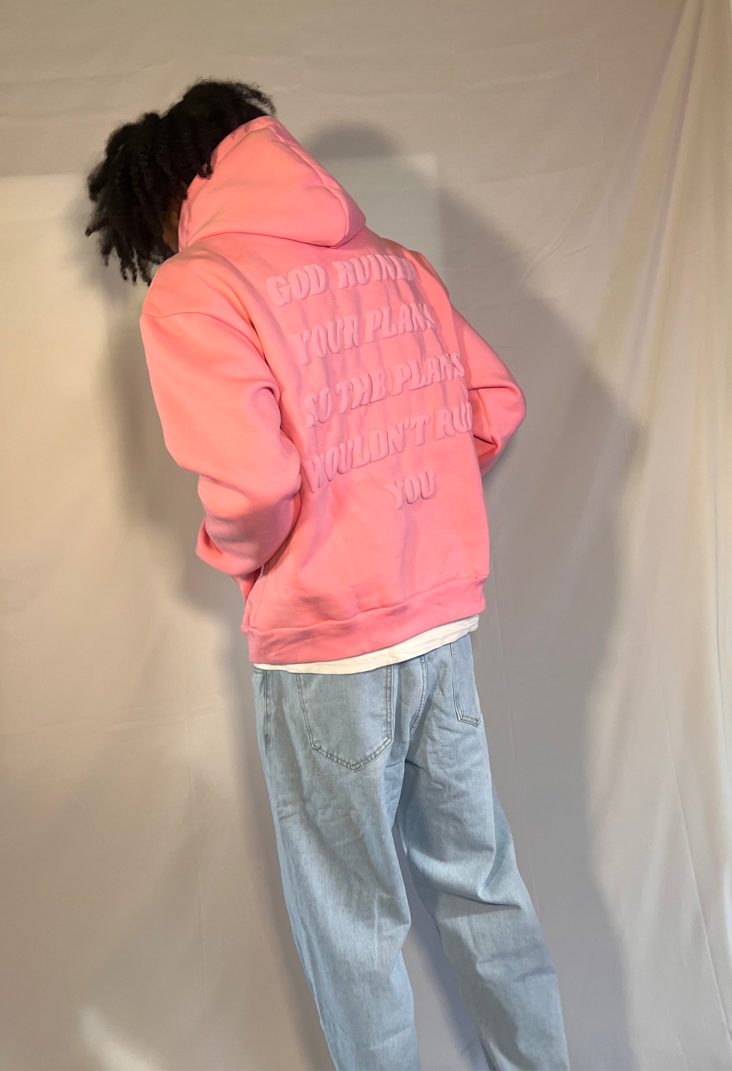 Pink Over Sized Hoodie