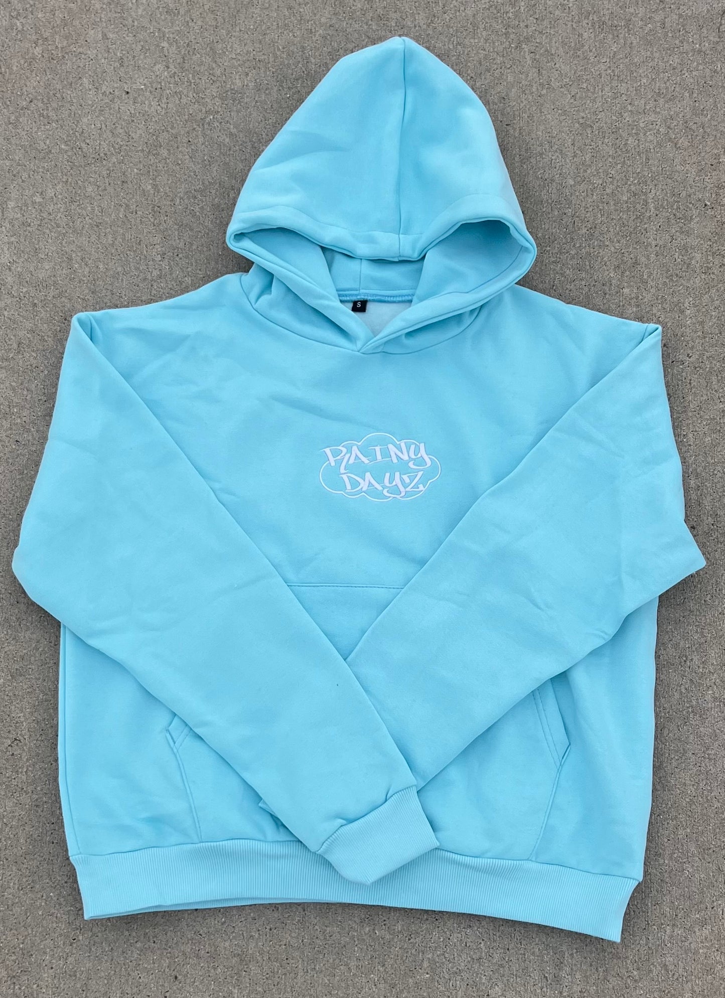 Blue Oversized Hoodie