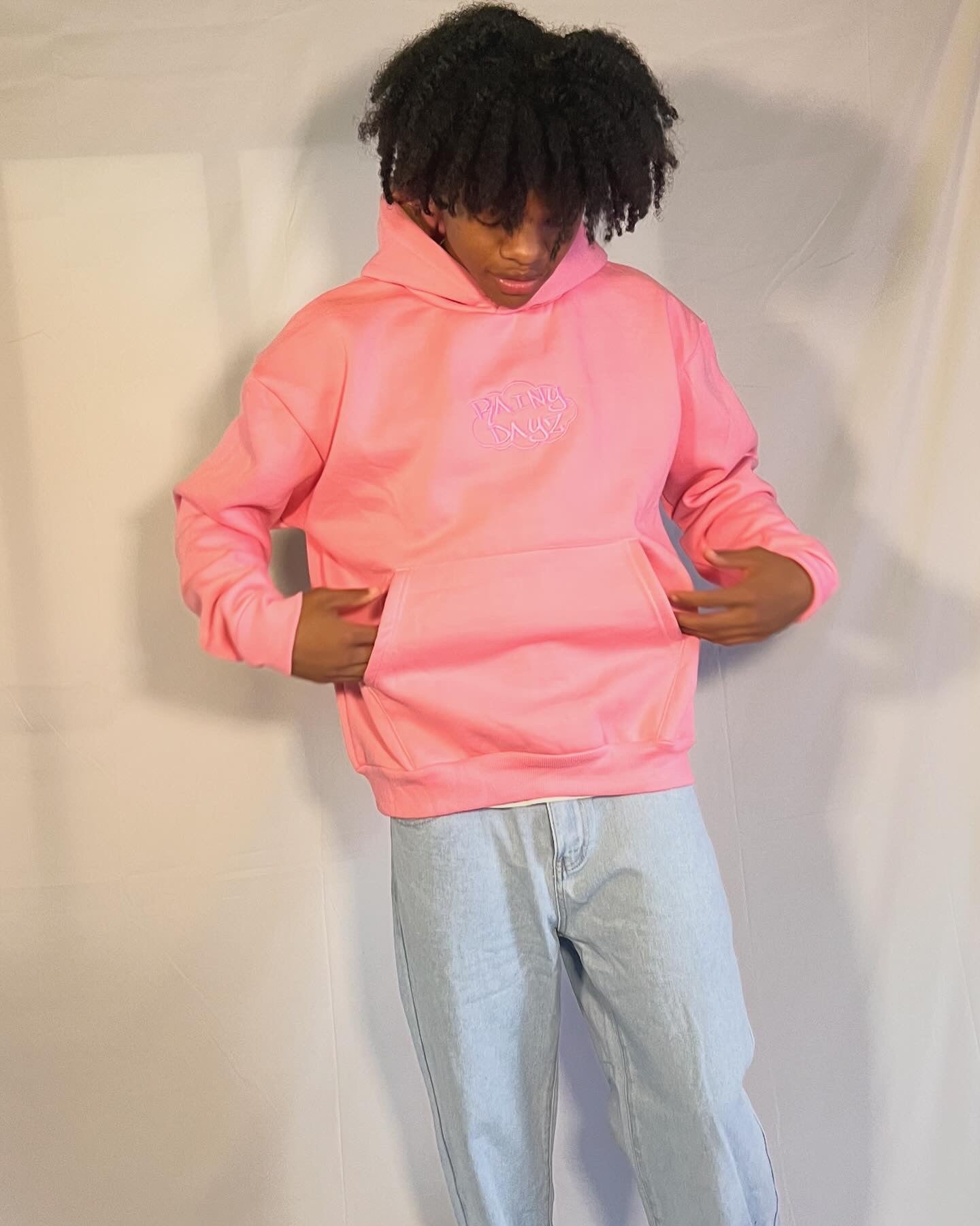 Pink Over Sized Hoodie