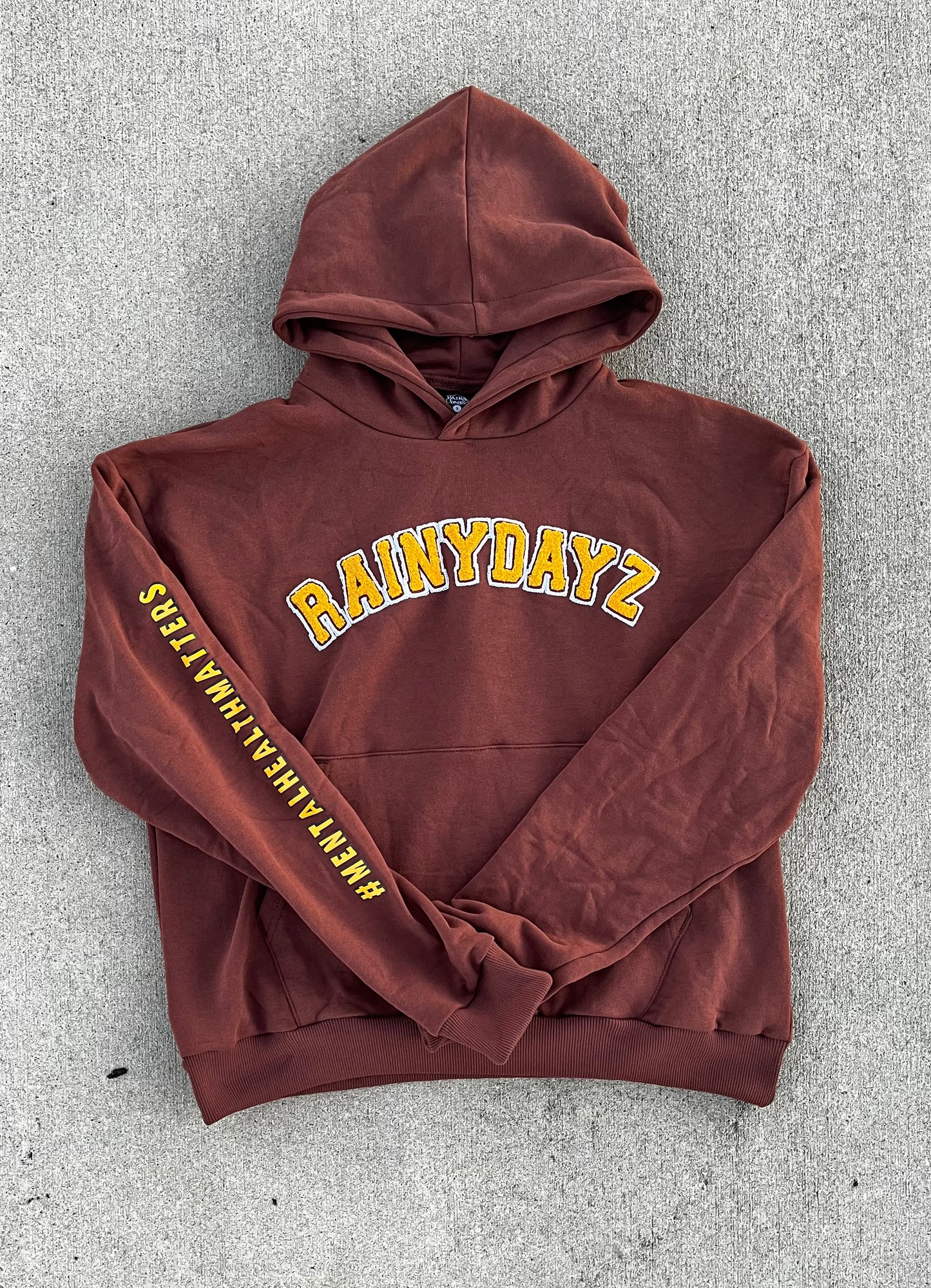 Brown Varsity Hoodie