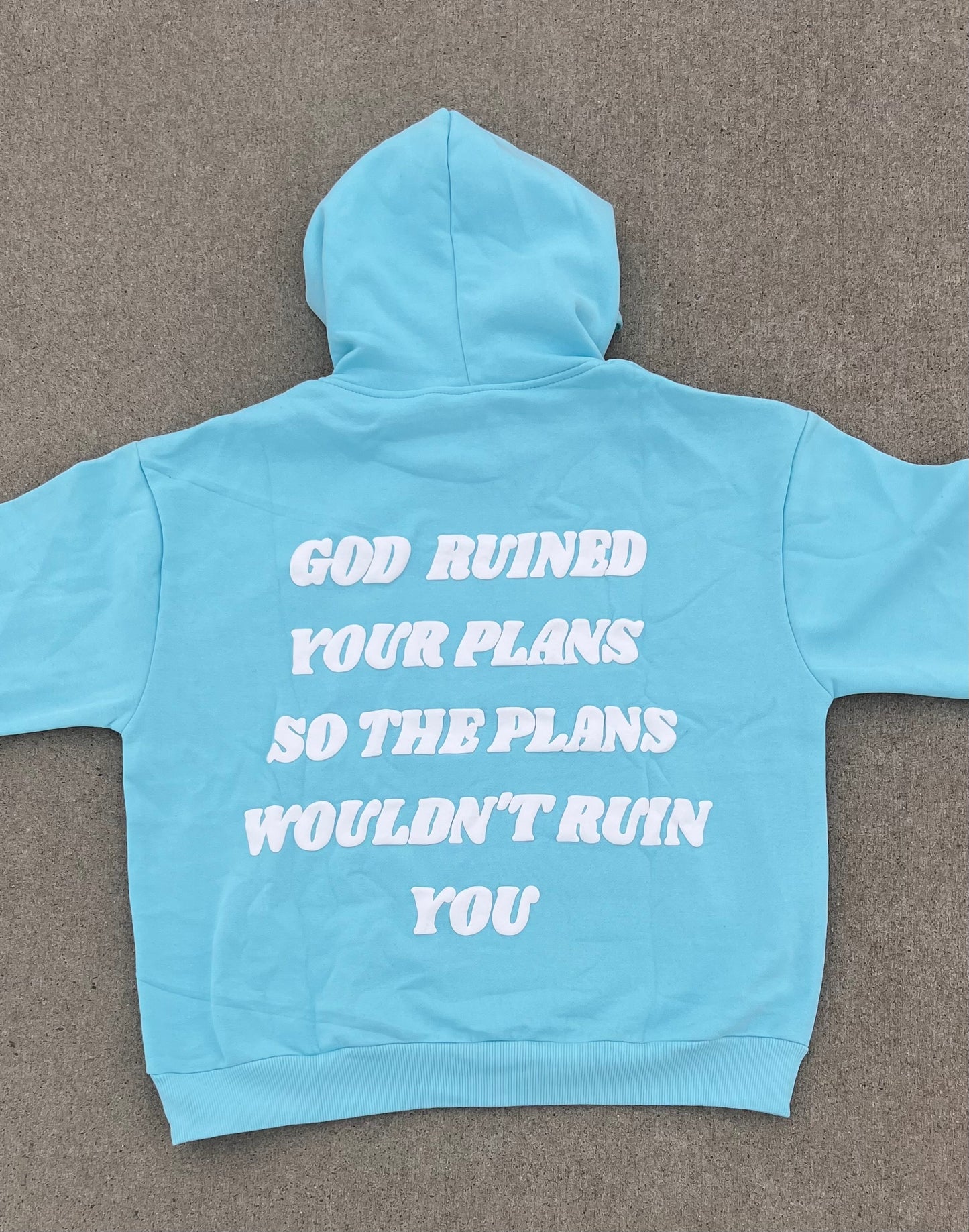Blue Oversized Hoodie
