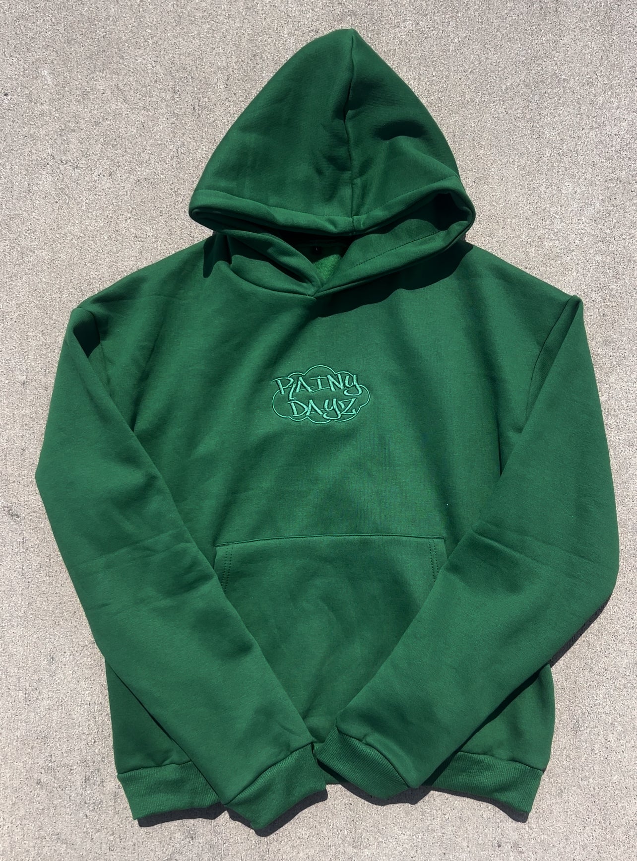 Forest Green Over Sized Hoodie
